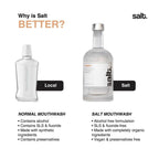 Salt. Oral Care Savant Mouthwash Advanced Gum Protection - Chamomile Mint Flavor | Grocsy