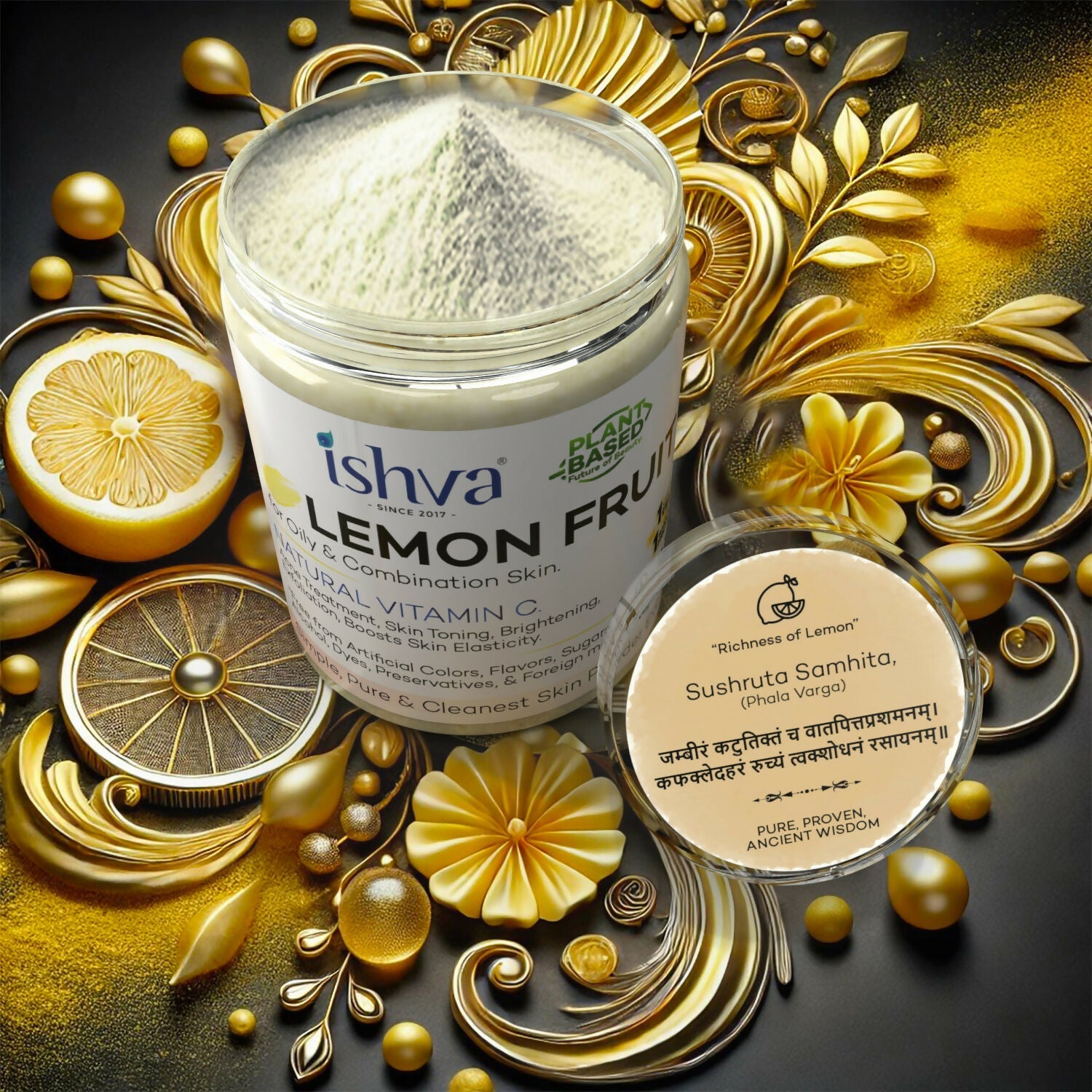 Ishva Lemon Powder For Skin | Grocsy