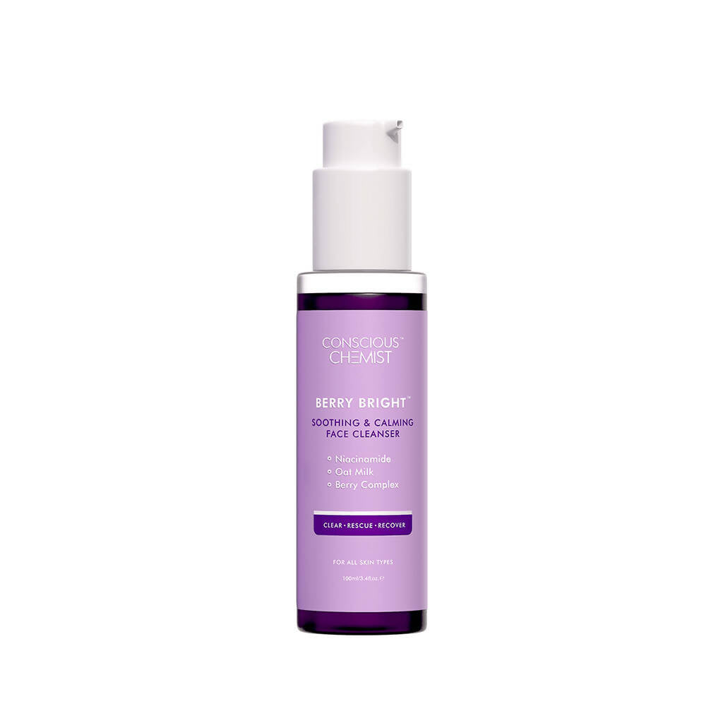 Conscious Chemist Berry Bright Soothing & Calming Face Cleanser | Grocsy