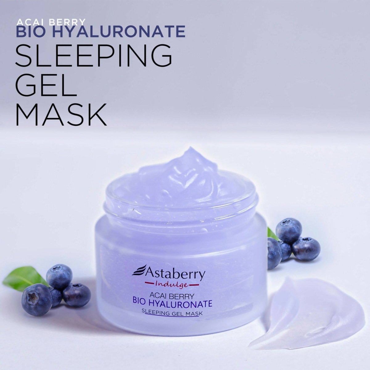 Astaberry Indulge Acai Berry Bio Hyaluronate Sleeping Gel Mask | Grocsy