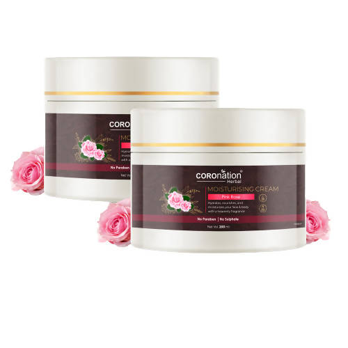 Coronation Herbal Pink Rose Moisturizing Cream | Grocsy