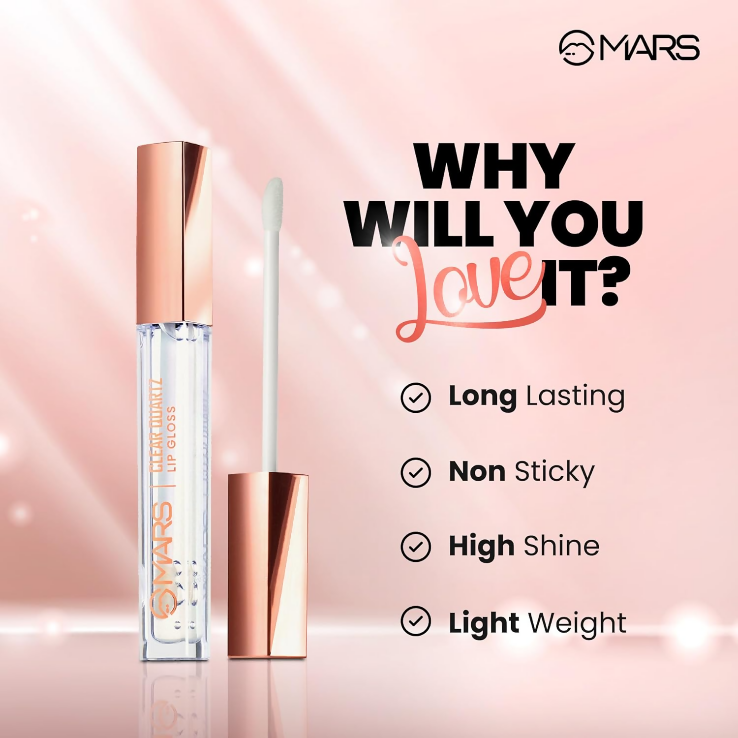 MARS Cosmetics Clear Quartz Lip Gloss | Grocsy