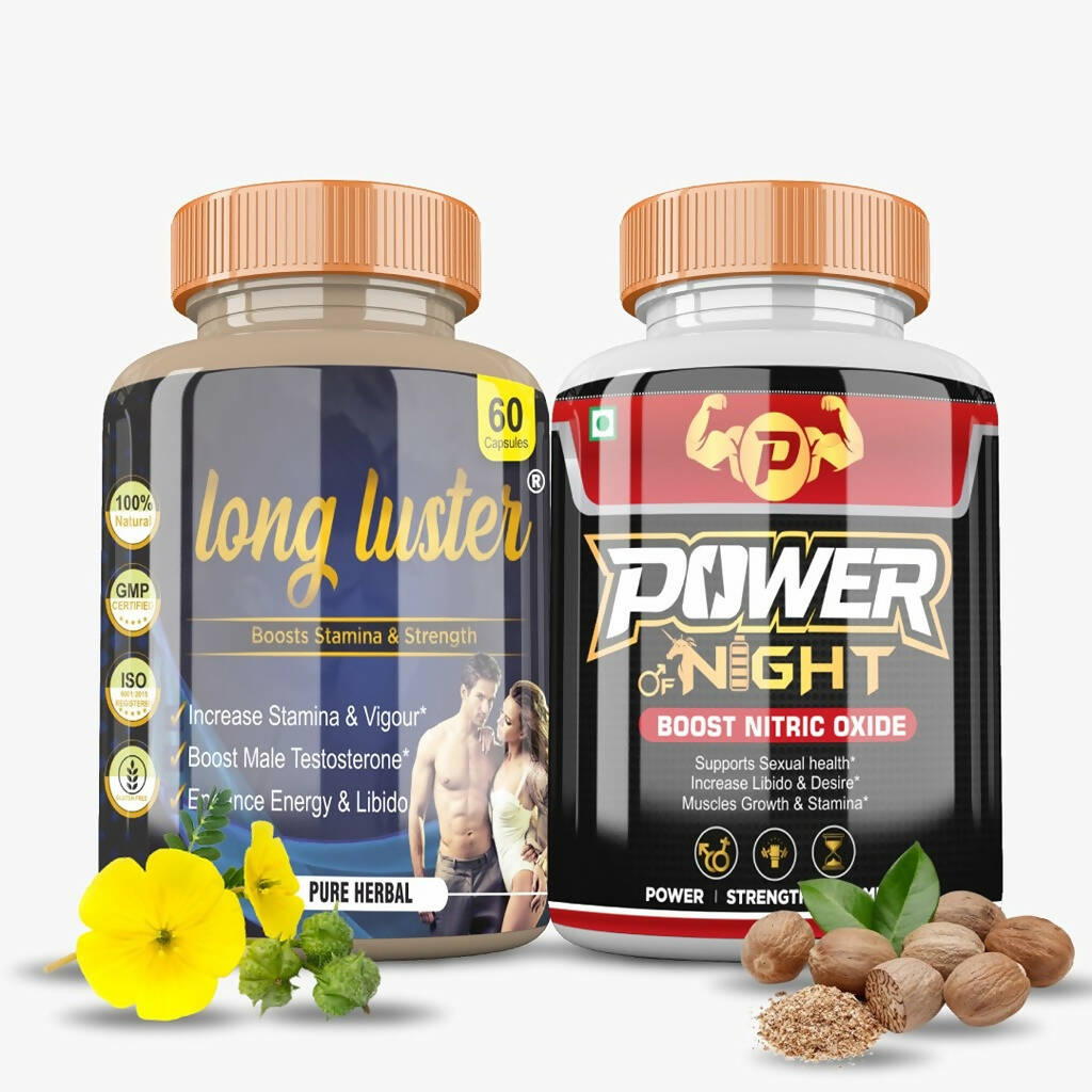 Divya Shree Long Luster and Power of Night Capsule Combo | Grocsy