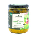 Two Brothers Organic Farms Spicy Green Chilly Pickle | Grocsy