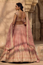 Lehenga Mart Designer Indian Wedding Lehenga Choli-Light Pink | Grocsy