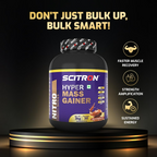 Scitron Nitro Series Hyper Mass Gainer Milk Chocolate | Grocsy