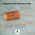 The Legend Organic Pure Neem Wood Comb For Beard | Grocsy