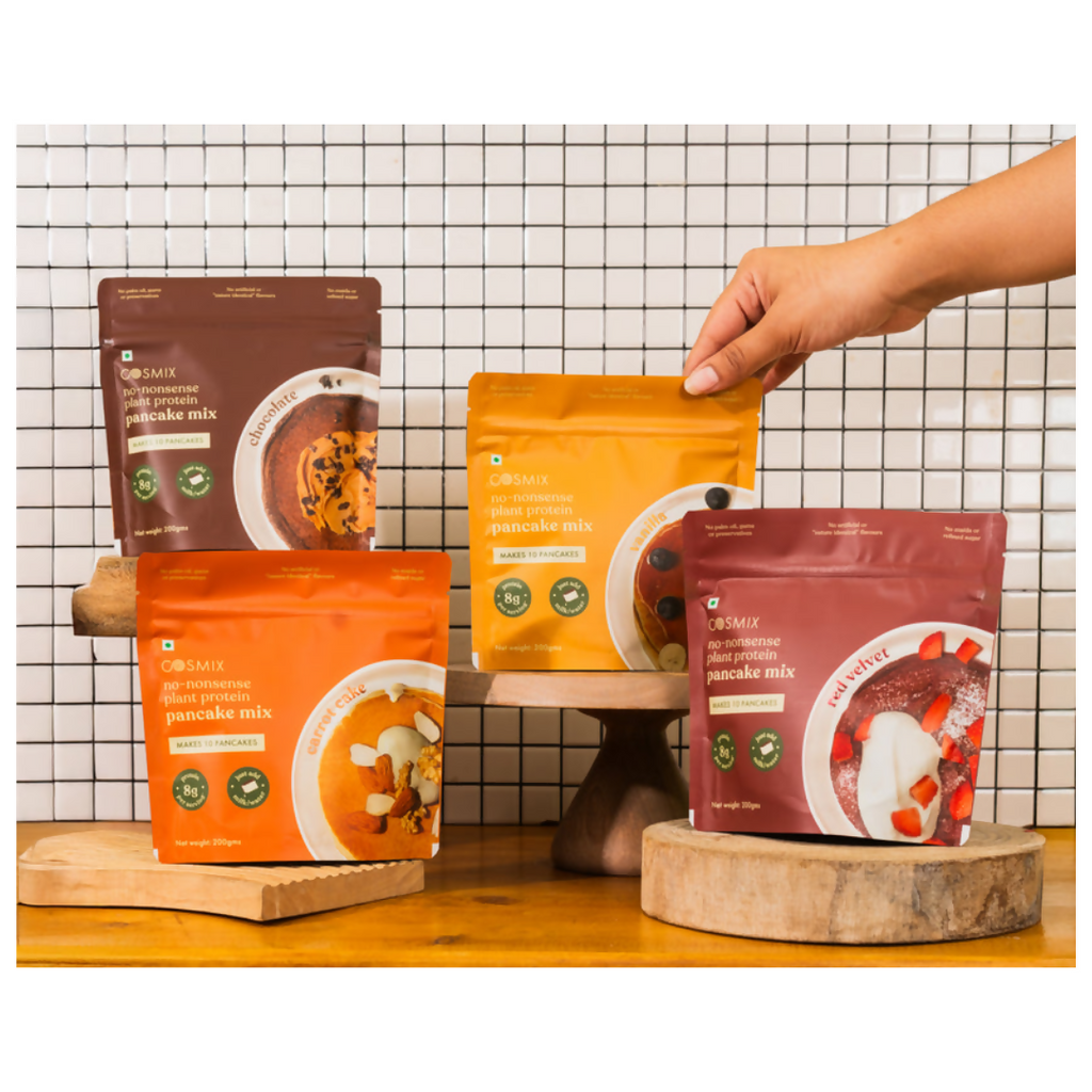 Cosmix no nonsense plant protein pancake mix Chocolate | Grocsy