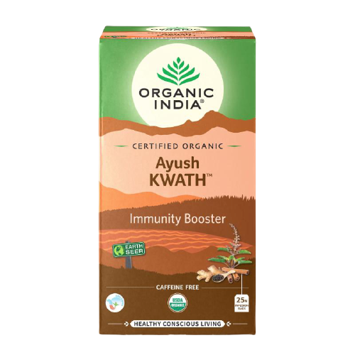 Organic India Ayush Kwath - 25 Tea Bags | Grocsy