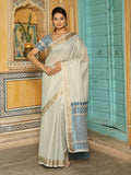 Shree Shyam Fashion Sky Blueline Saree | Grocsy