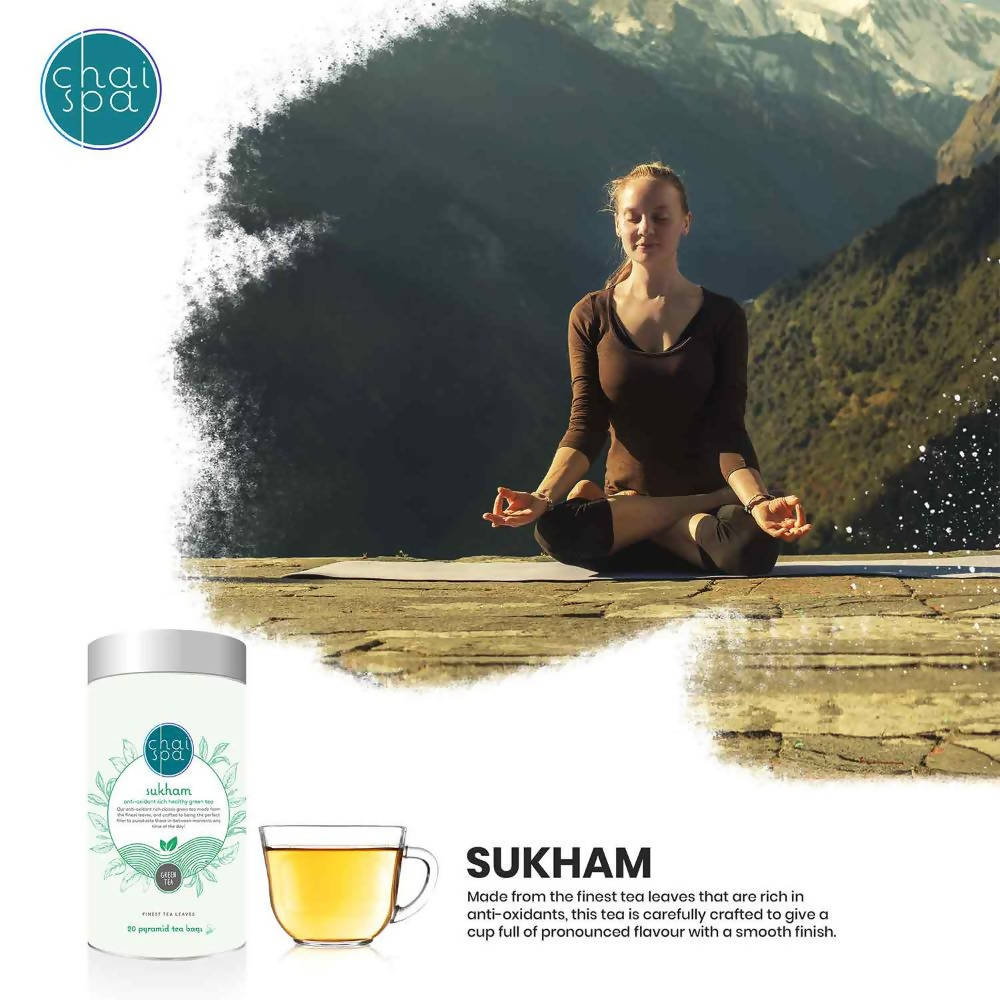Chai Spa Sukham Green Tea | Grocsy