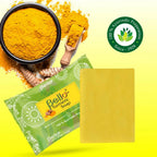 Bello Herbals Hand Made Glycerin Turmeric Soap | Grocsy