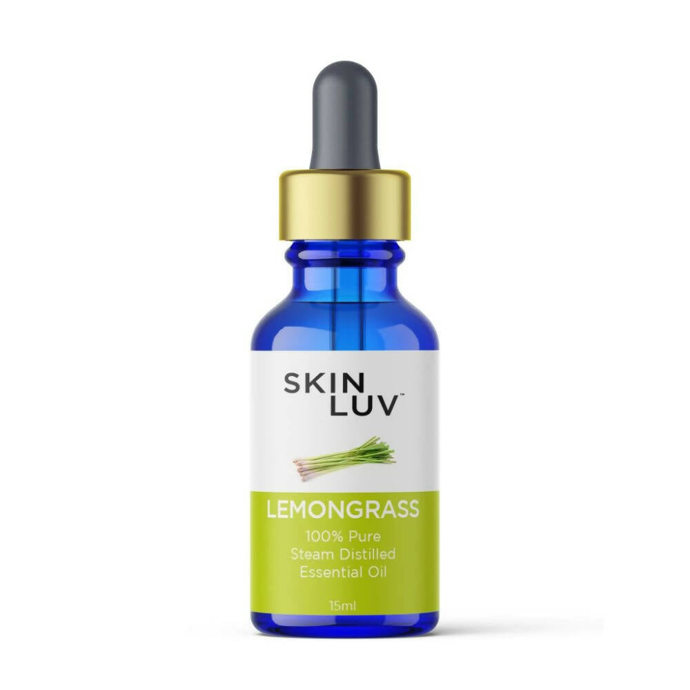 SkinLuv Lemongrass Pure & Organic Steam Distilled Essential Oil | Grocsy