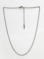 NVR Women's Set of 3 Silver-Toned German Silver Oxidised Chain | Grocsy