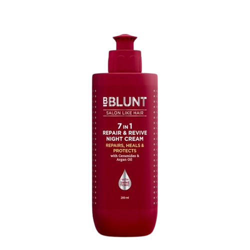 BBlunt 7 in 1 Repair & Revive Night Cream to Heal & Protect Hair Overnight - Limited Time Offer | Grocsy