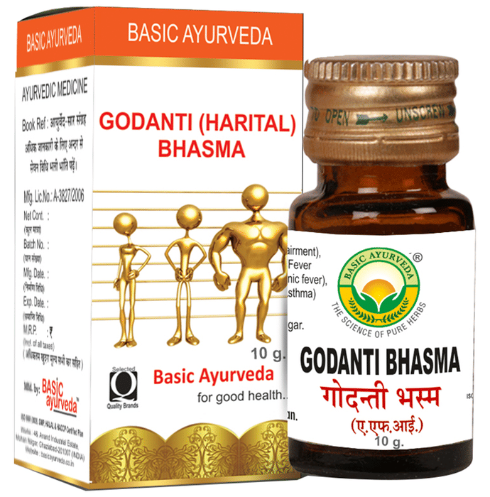 Basic Ayurveda Godanti (Harital) Bhasma | Grocsy