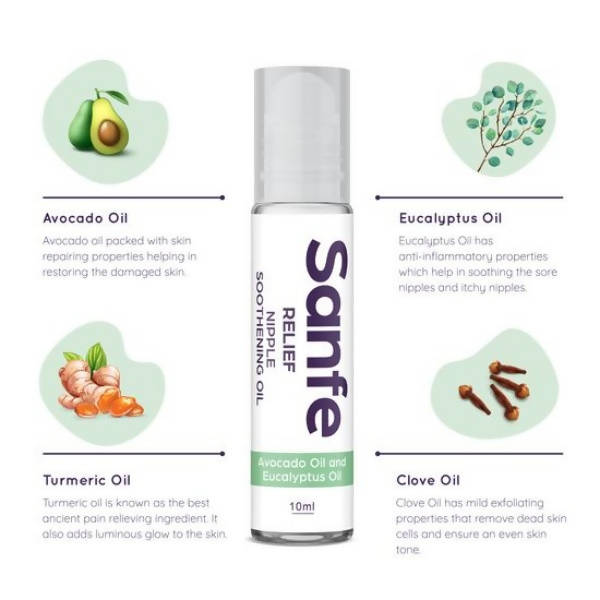 Sanfe Relief Nipple Soothening Oil | Grocsy