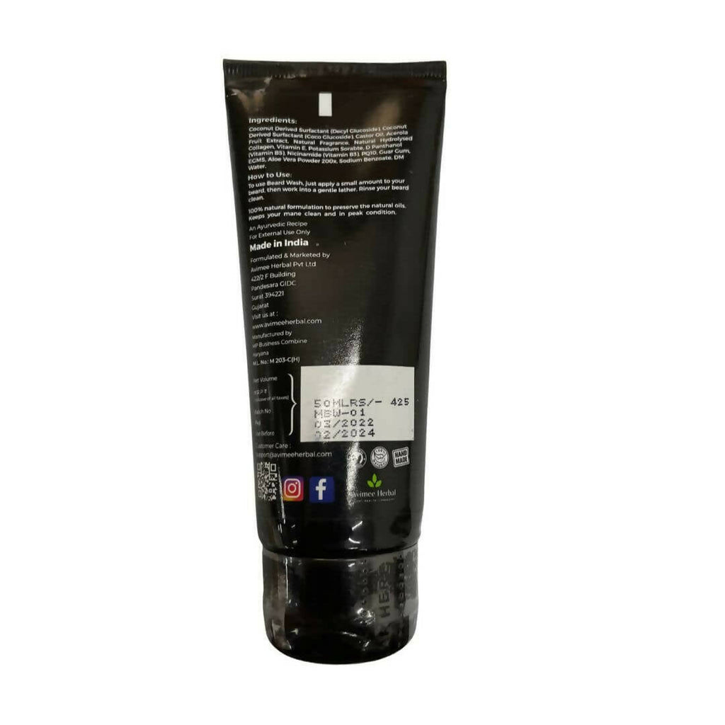 Avimee Herbal Anti-Dandruff Apollo Beard Wash For Men | Grocsy