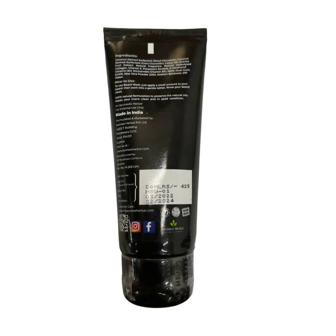 Avimee Herbal Anti-Dandruff Apollo Beard Wash For Men | Grocsy
