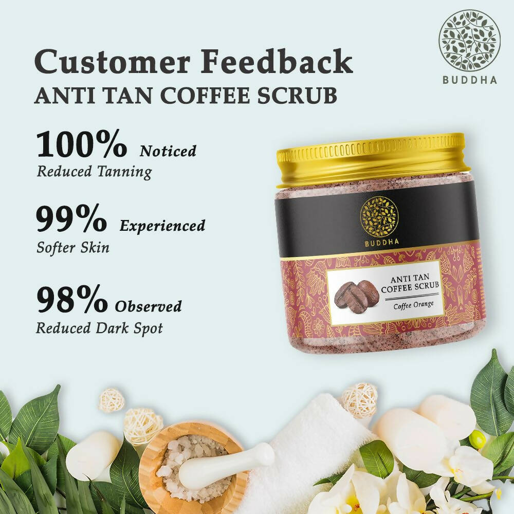 Buddha Natural Anti Tan Coffee Scrub | Grocsy
