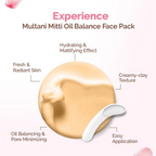 Mamaearth Multani Mitti Oil Balance Face Pack with Multani Mitti & Bulgarian Rose | Grocsy