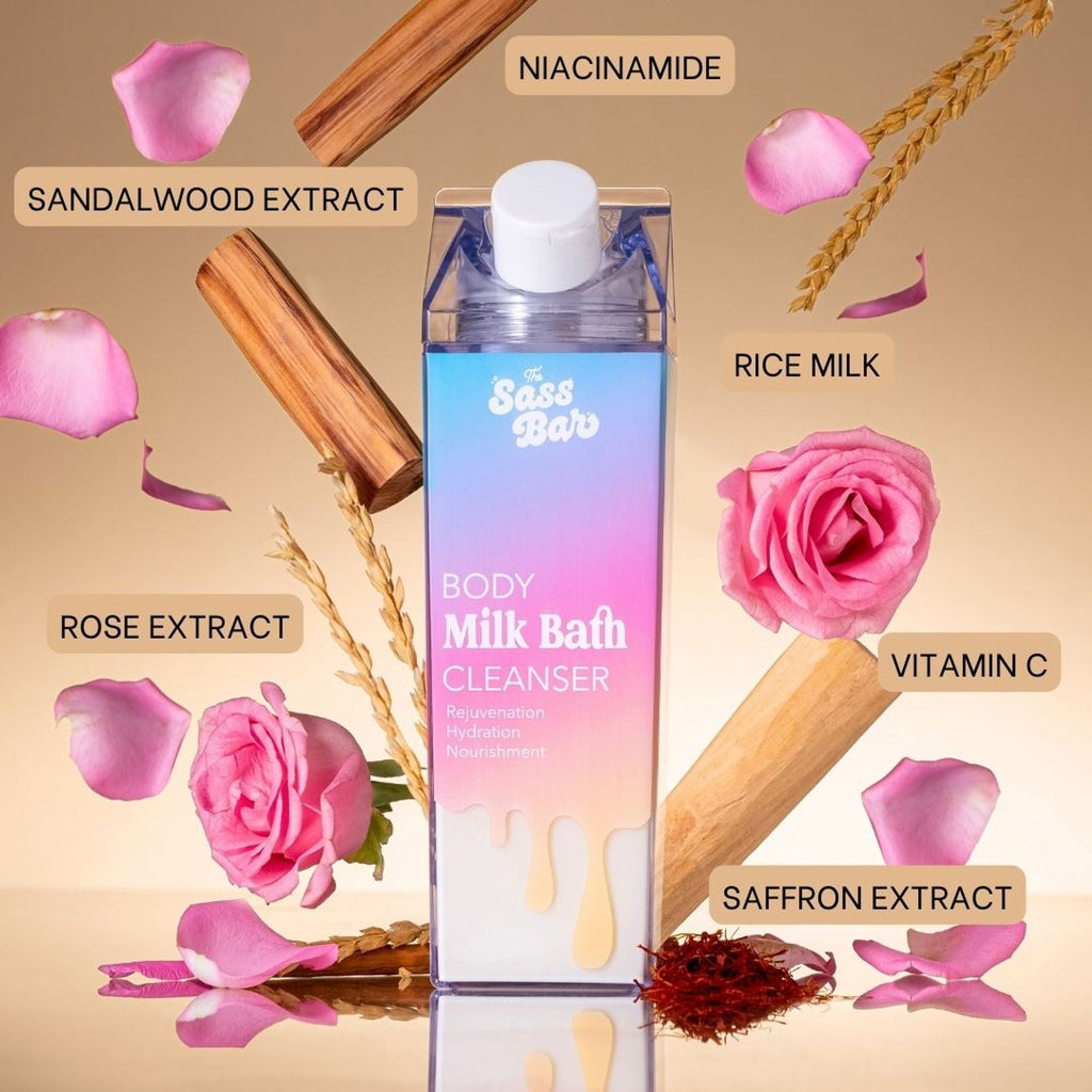 The Sass Bar Daybreak Brightening Bodywash with Niacinamide +Vitamin C for Dull Skin | Grocsy