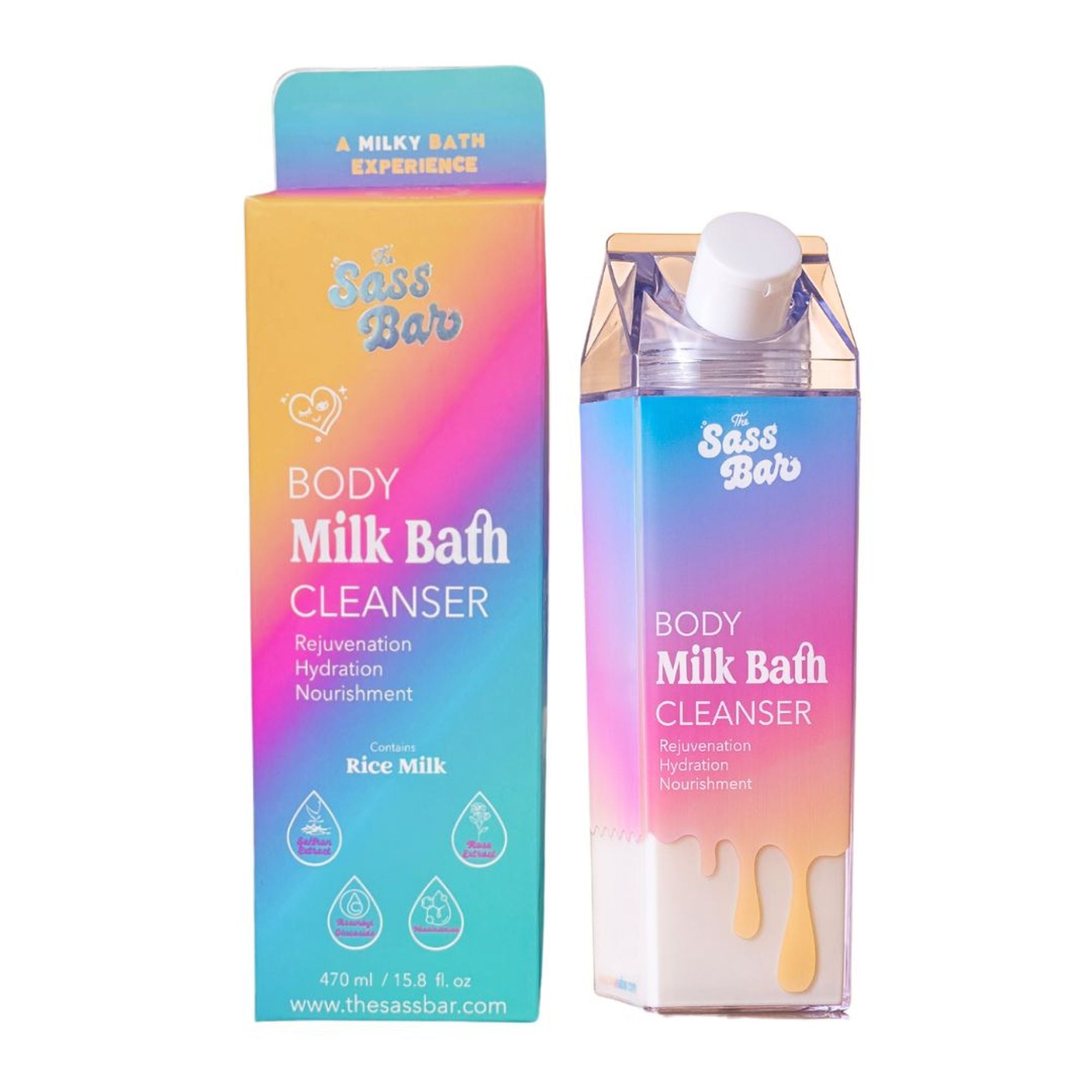 The Sass Bar Daybreak Brightening Bodywash with Niacinamide +Vitamin C for Dull Skin | Grocsy