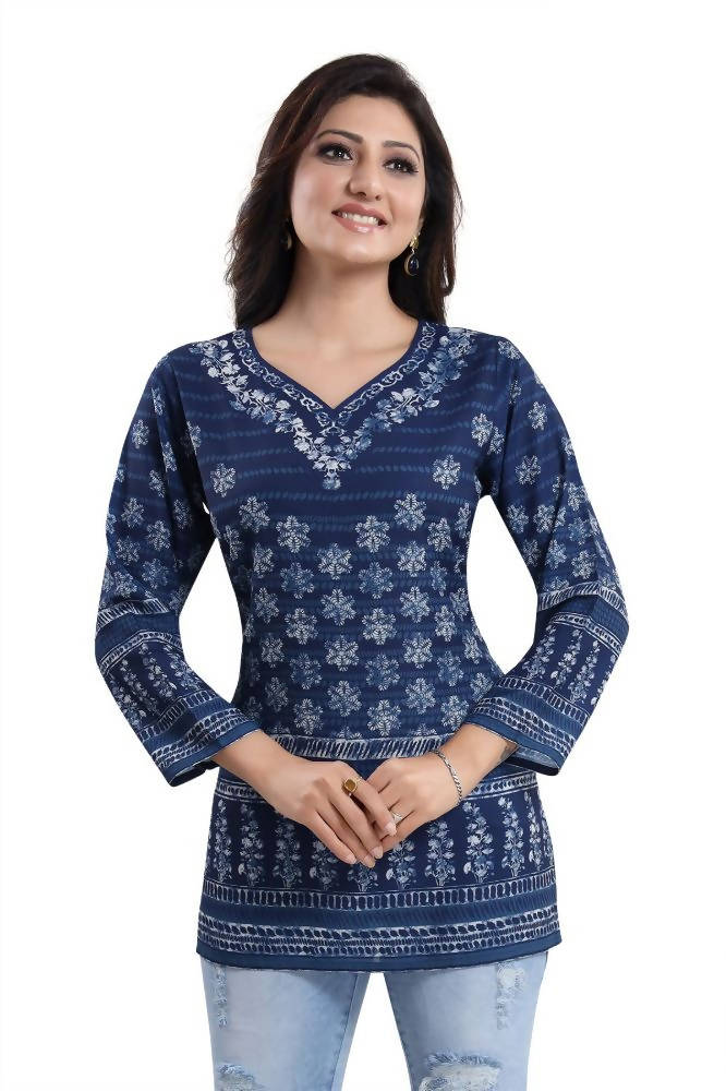 Snehal Creations Winner Summer Cool Printed Tunic Top | Grocsy