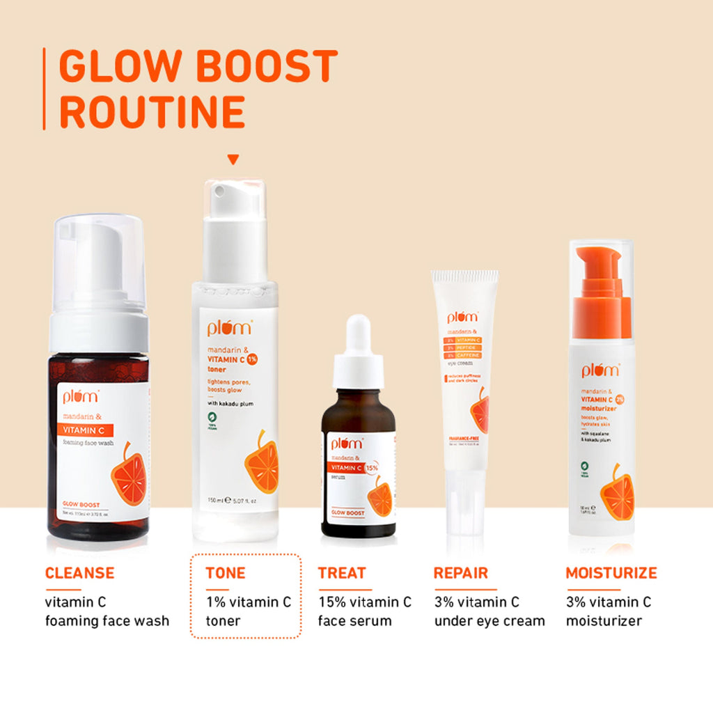 Plum 1% Vitamin C Toner With Mandarin & Kakadu Plum | Grocsy