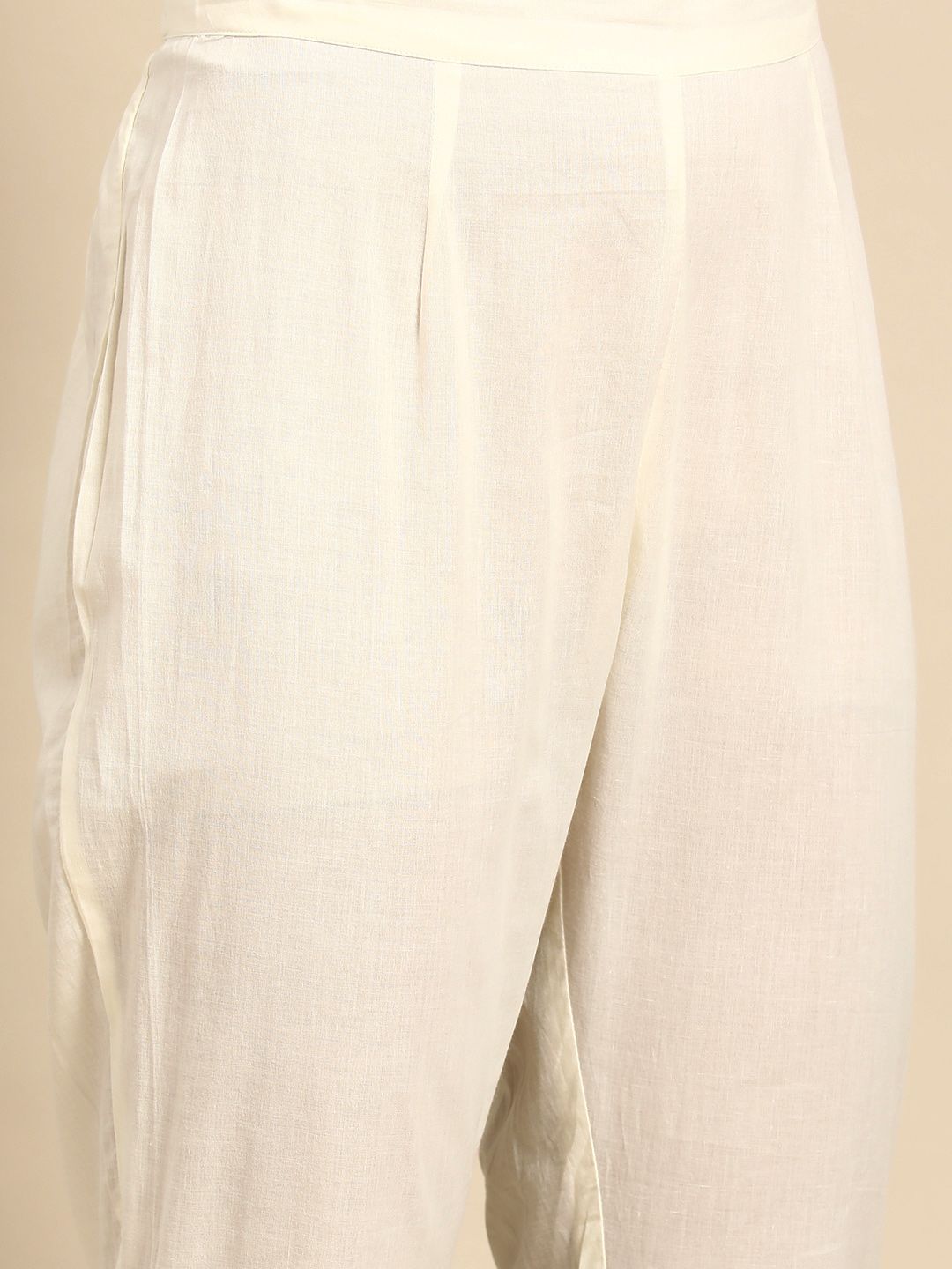 Sangria Women Embroidered Thread Work Pure Cotton Kurta with Trousers & With Dupatta | Grocsy