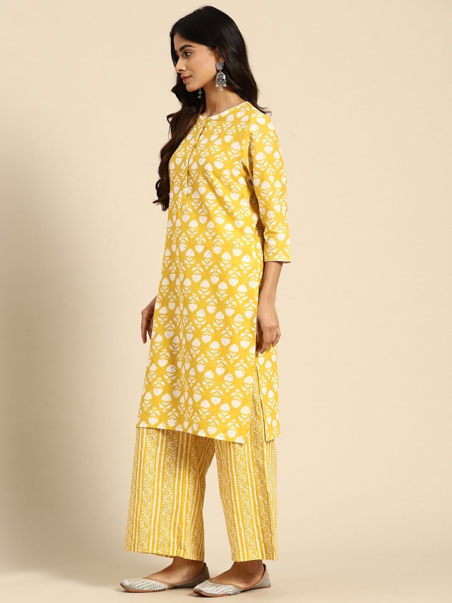 All About You Printed Kurta with Palazzos | Grocsy