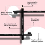 Miss Claire Eyebrow Stix - Black | Grocsy