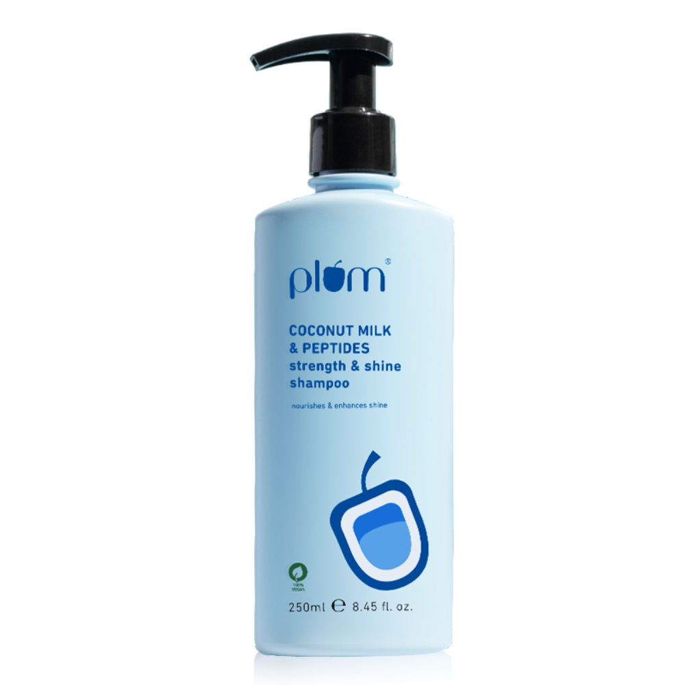 Plum Coconut Milk & Peptides Shampoo For Soft, Shiny Hair | Grocsy