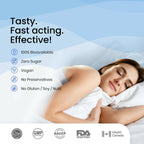 Wellbeing Nutrition Melts Restful Sleep Oral Strips-Calming Chamomile Lavender Flavor | Grocsy