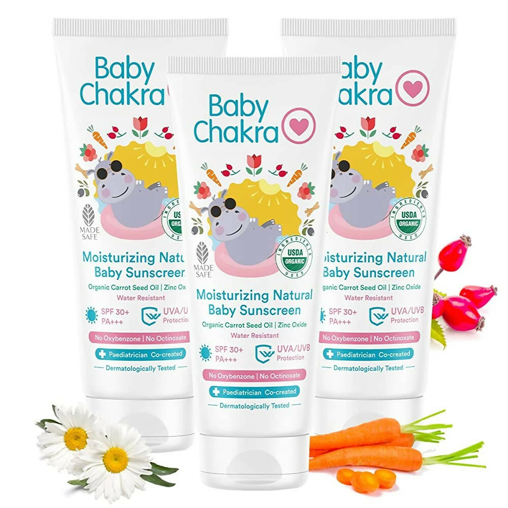 BabyChakra Moisturizing Natural Baby Sunscreen | Grocsy