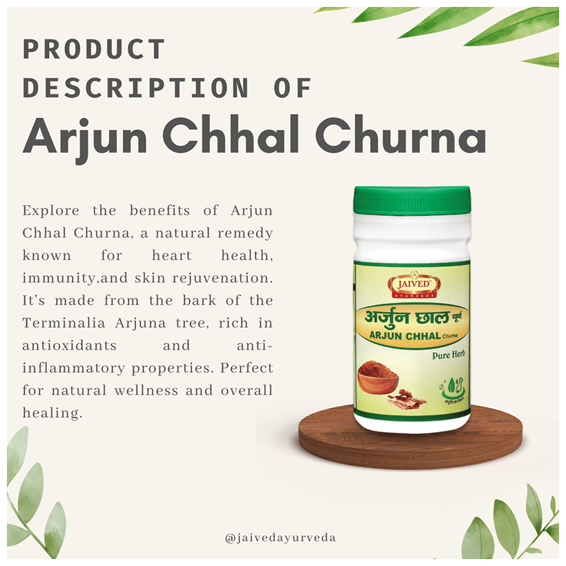 Jaived Ayurveda Arjun Chhal Churna | Grocsy
