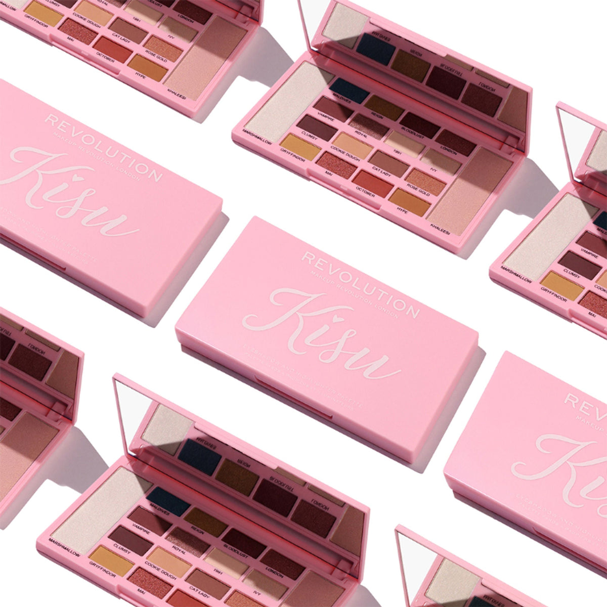 Makeup Revolution Eyeshadow Palette Kisu | Grocsy
