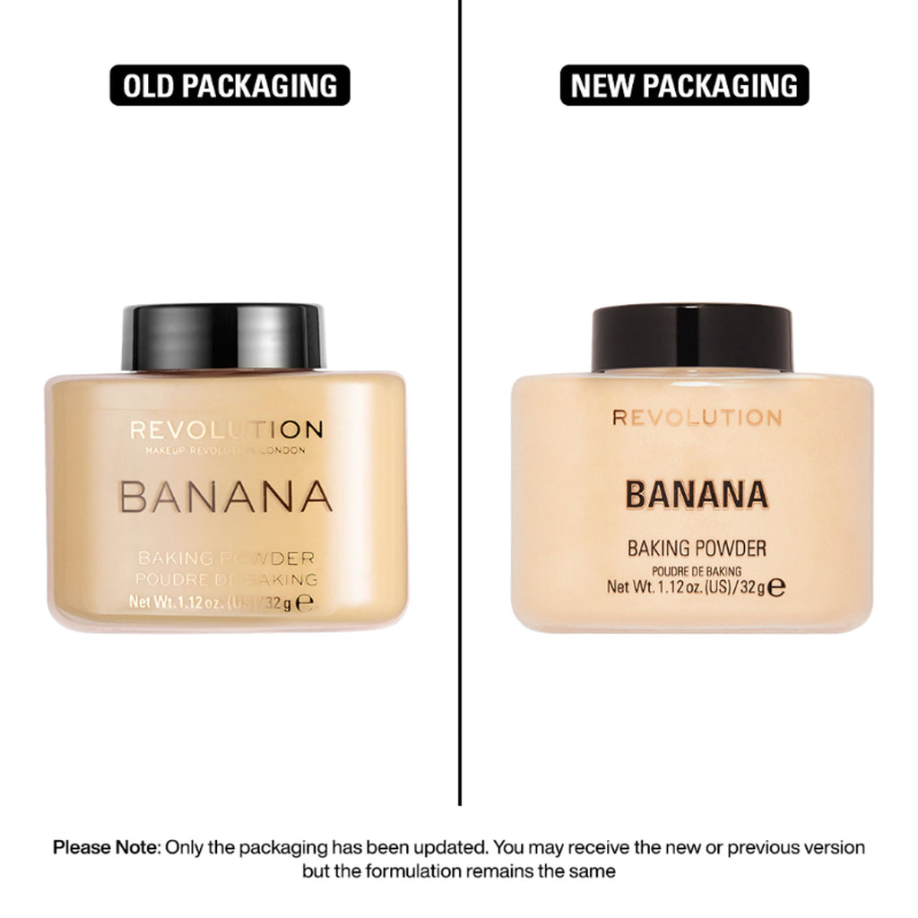 Makeup Revolution Loose Baking Powder - Banana | Grocsy
