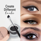 Makeup Revolution Gel Eyeliner Pot with Brush - Black | Grocsy
