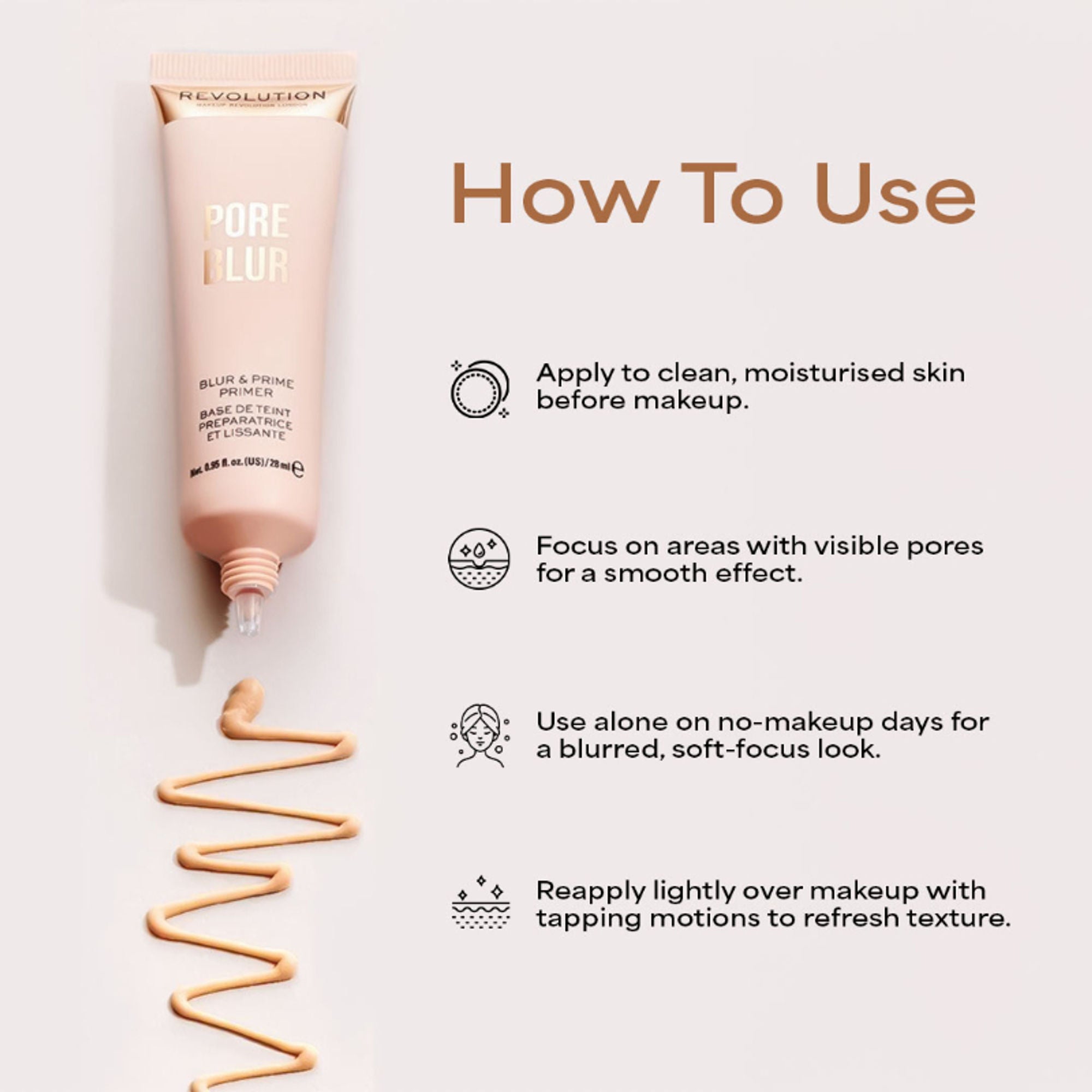 Makeup Revolution Pore Blur Primer | Grocsy