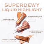 Makeup Revolution Superdewy Liquid Highlighter - Pink Light | Grocsy