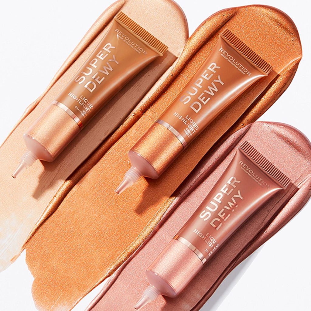 Makeup Revolution Superdewy Liquid Highlighter - Pink Light | Grocsy