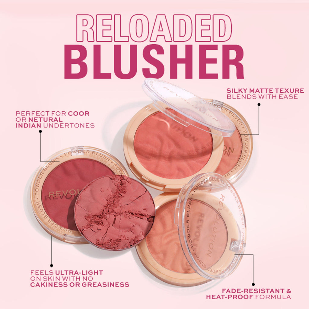 Makeup Revolution Blusher Reloaded - Pink Lady | Grocsy