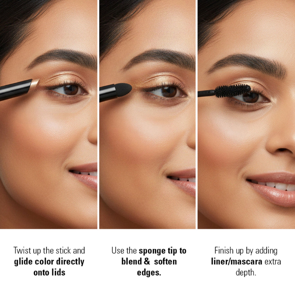 Makeup Revolution Lustre Wand Shadow Stick - Gold Flare | Grocsy