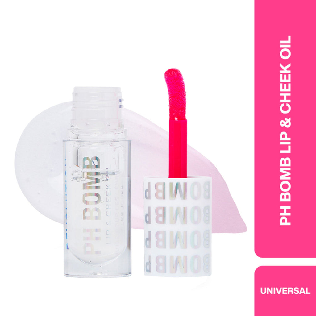 Makeup Revolution Ph Bomb Lip & Cheek Oil Universal | Grocsy