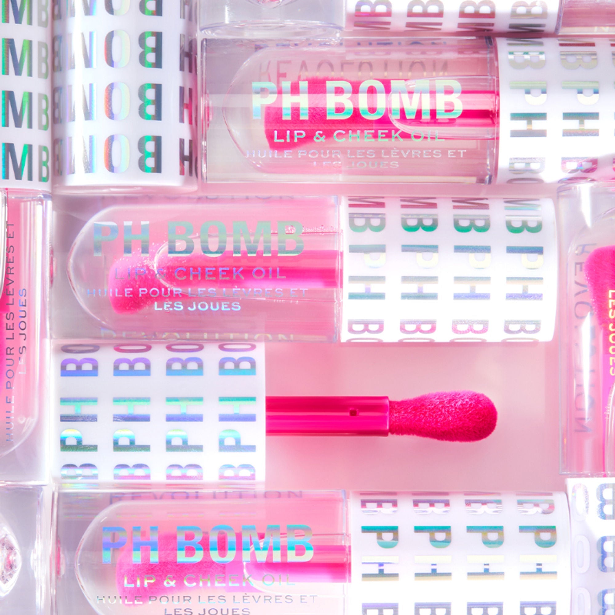 Makeup Revolution Ph Bomb Lip & Cheek Oil Universal | Grocsy