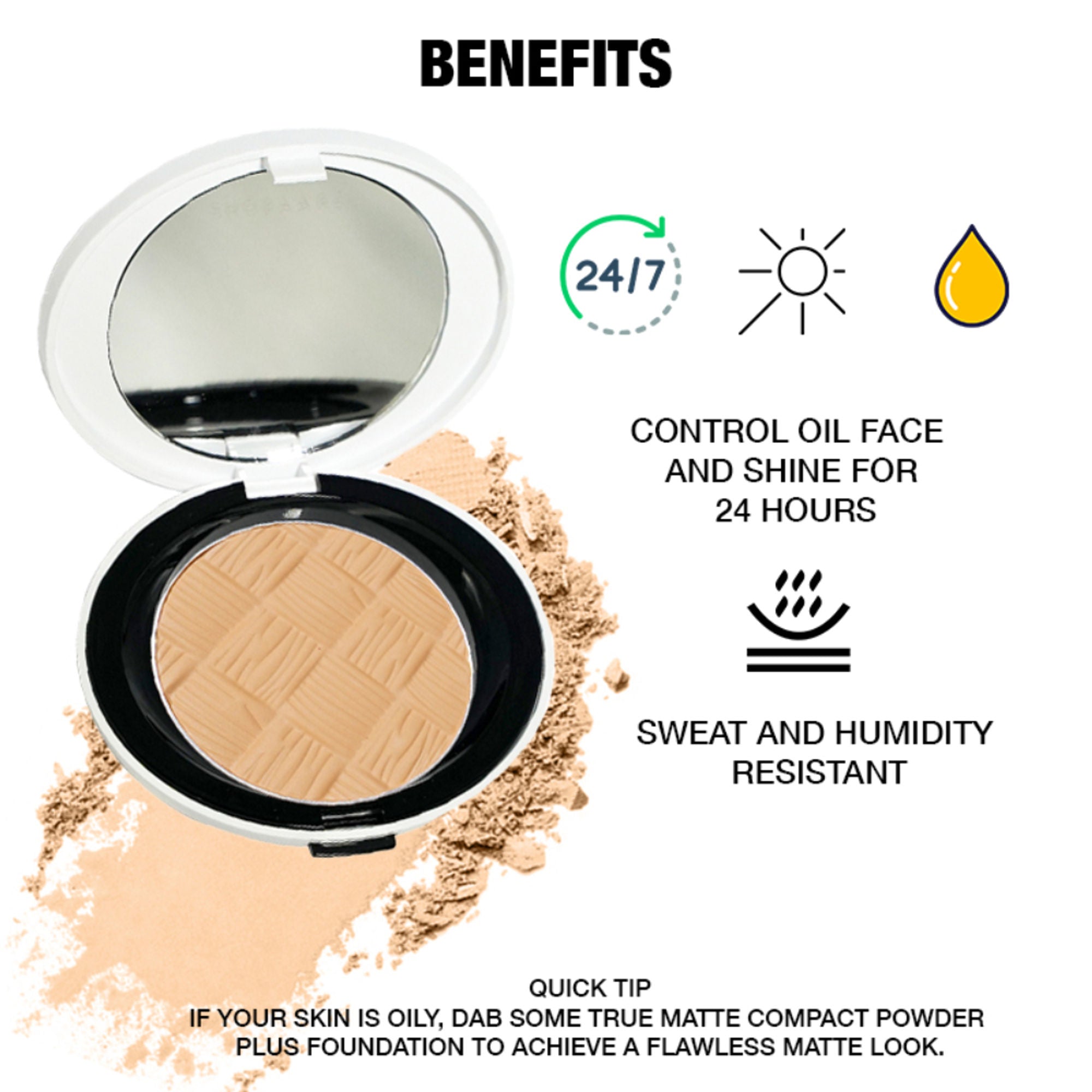 Shopaarel True Matte Comapct Powder - 4 | Grocsy