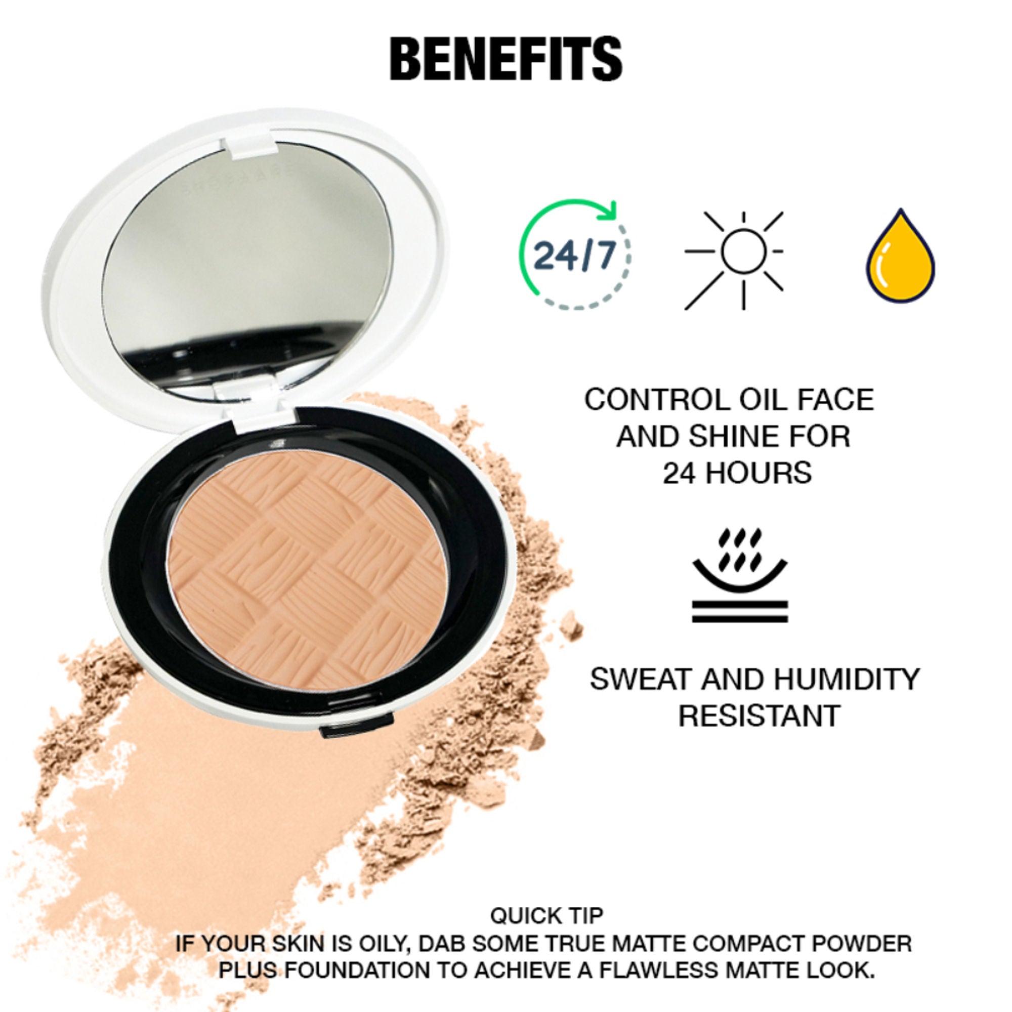 Shopaarel True Matte Comapct Powder - 6 | Grocsy