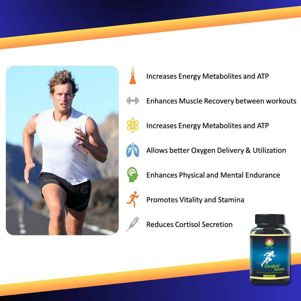 Cordy Herb Cordyio Athlete Capsules | Grocsy