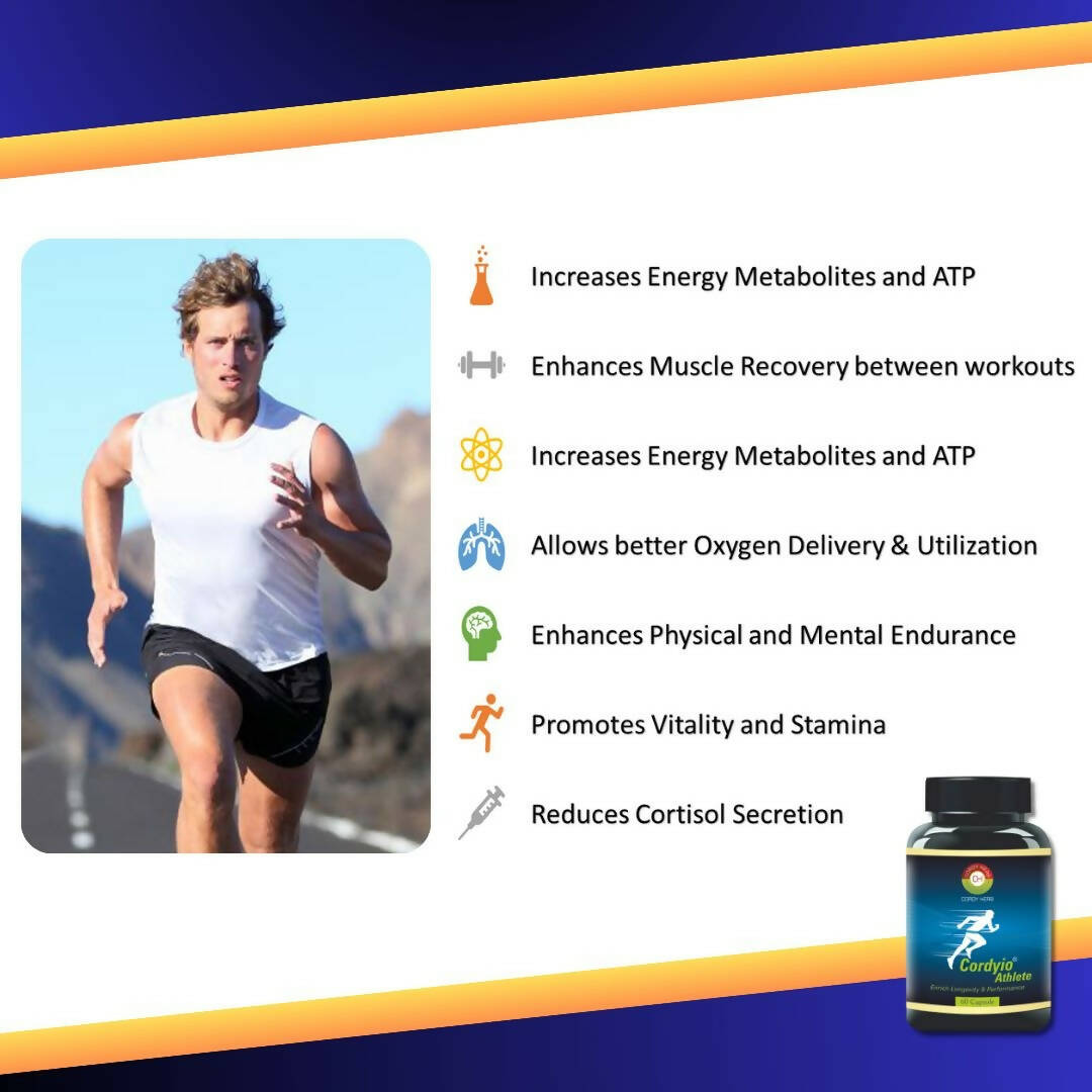Cordy Herb Cordyio Athlete Capsules | Grocsy